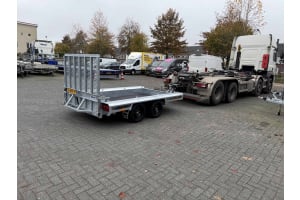 Vlemmix Machinetransporter met hoogte verstelbaar DIN oog