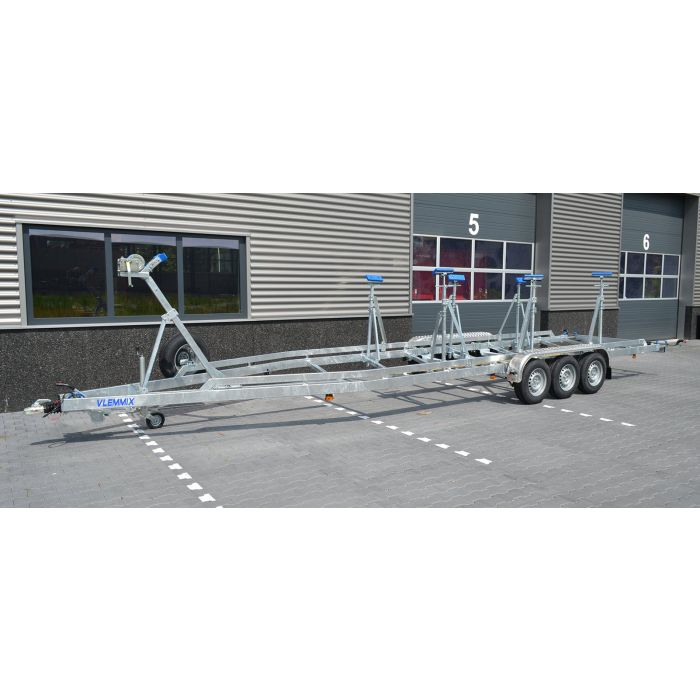 Vlemmix Remorque pour bateau 3500kg 1000x255cm Tridem
