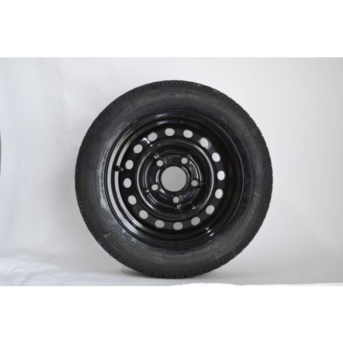 Tire on black rim 145/70R13 67/112/5/30 84N