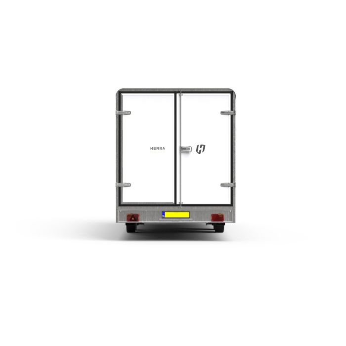 Henra gesloten plateauwagen 315x185x160 cm
