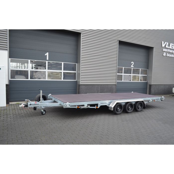 Vlemmix 20FT Remorque porte-conteneur 600x244cm 3500kg Tridem 3x1800kg