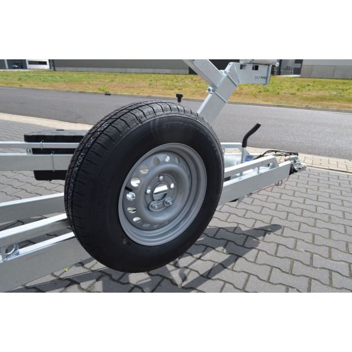 Vlemmix Remorque à bateaux 3500kg 840x255cm Tridemas
