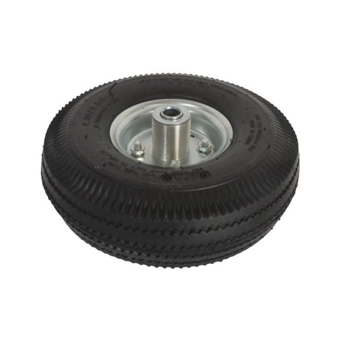 Wiel 4.10/3.50-4 asgat 16mm tbv steekwagen
