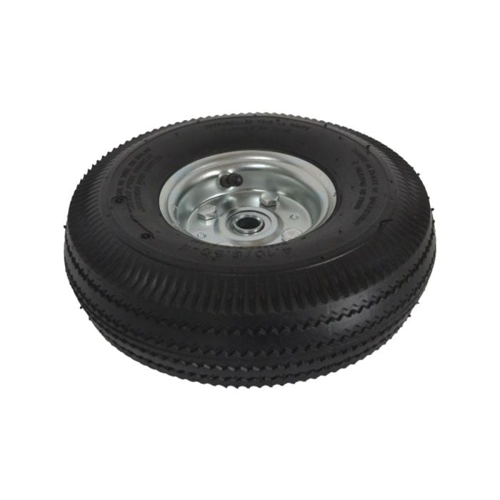 Wiel 4.10/3.50-4 asgat 16mm tbv steekwagen