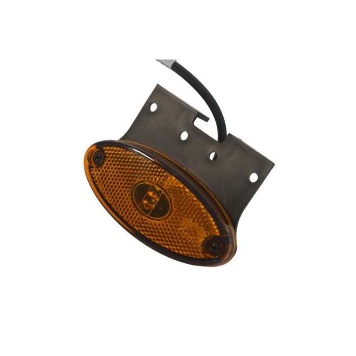 Aspock Flatpoint 2 LED Oranje 24V op houder