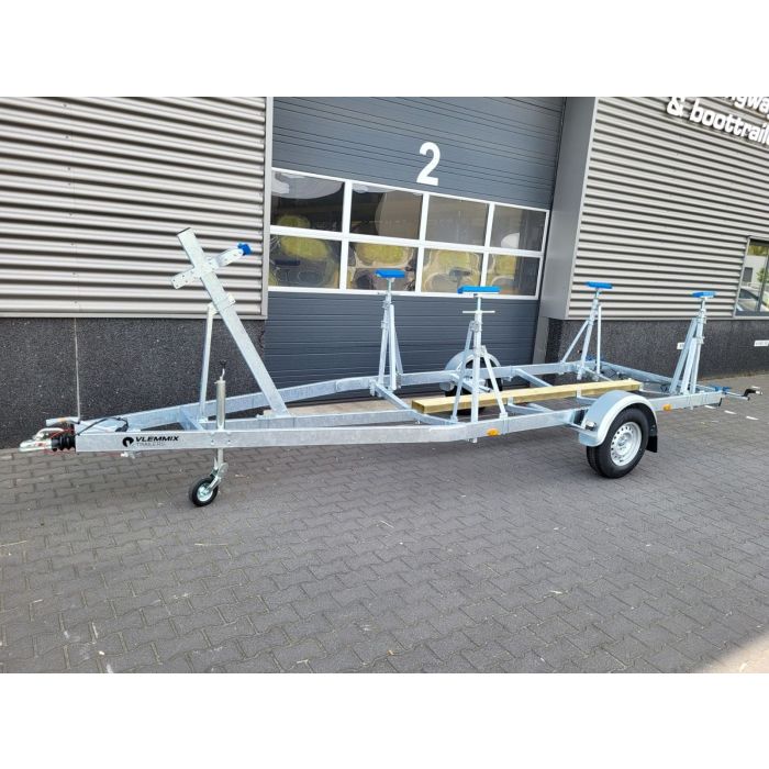 Vlemmix Remorque à bateau 1800kg 631x220 cm