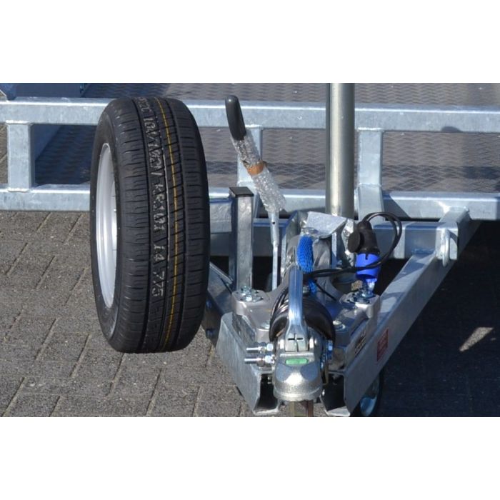 Soporte de rueda de repuesto Henra Machinetransporter para el lanza