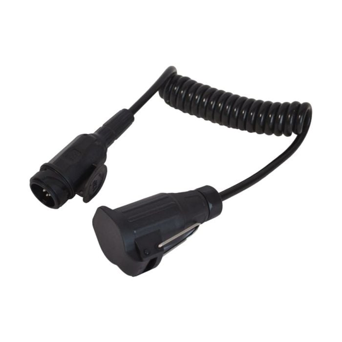 Spiraal verlengkabel 13-polig 3meter 8-pins aangesloten