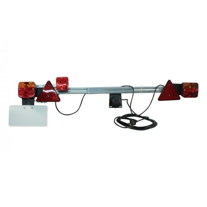 [LIQUIDACIÓN] Barra de iluminación ajustable 120-170cm con luz antiniebla 7-polos