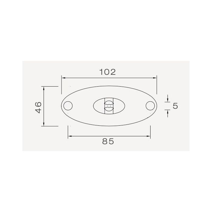 Aspock Flatpoint 2 LED Oranje 12V 50cm kabel