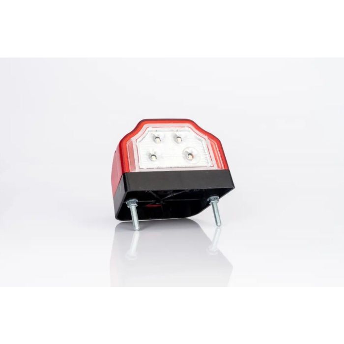 Fristom LED kentekenverlichting 96x66x64mm 12/24V rood/wit