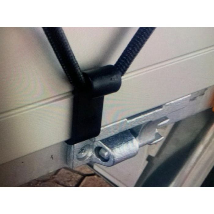 Saris kunststof haak voor aluminium zijbord