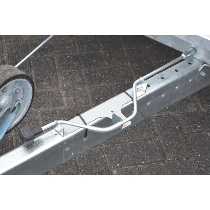 Soporte para manivela galvanizado desplazamiento 100mm