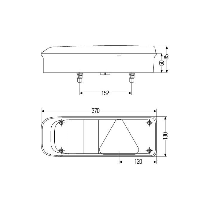 Hella achterlicht 24V EasyConn 1 rechts