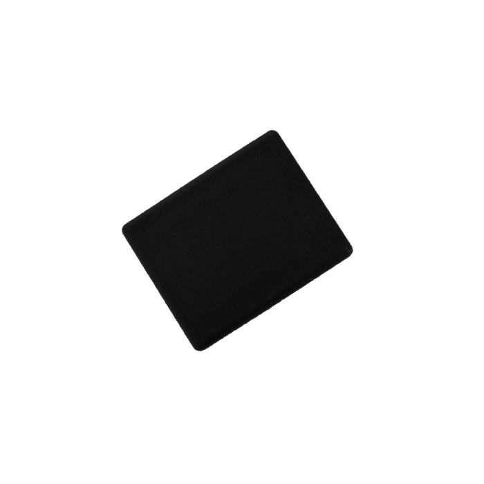 Insteekdop 50x40x1-2 mm zwart
