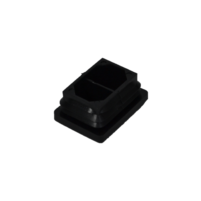Insteekdop 40x30x3 mm zwart