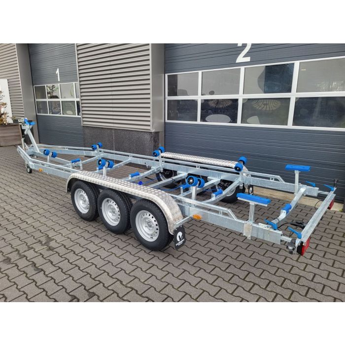 Vlemmix Remorque pour bateau 3500kg 780x220cm Tridem