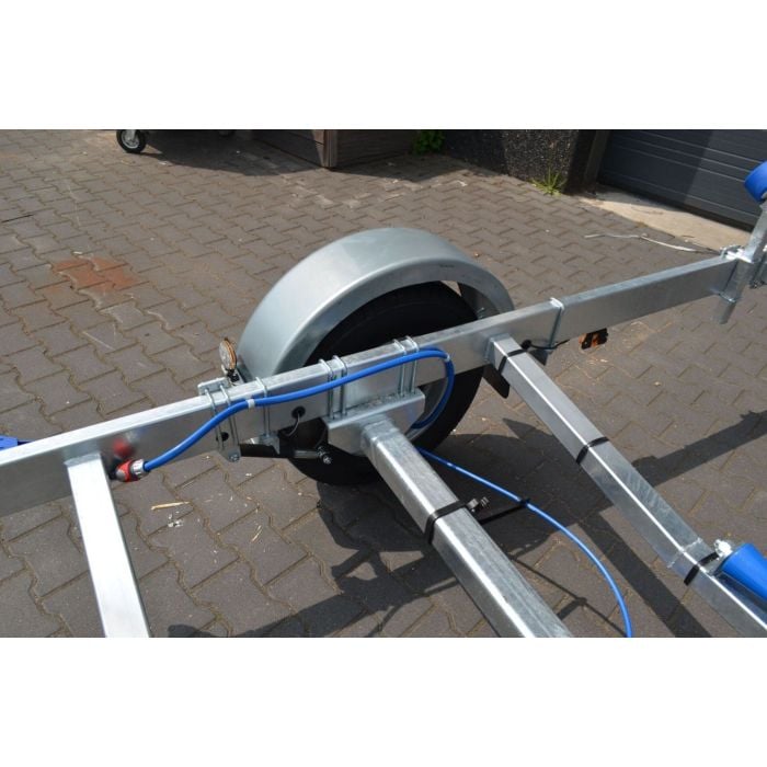 Vlemmix Remorque pour bateau 3500kg 1000x255cm Tridem