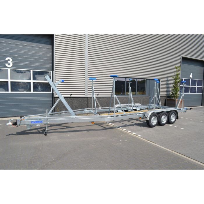 Vlemmix Remorque pour bateau 3500kg 780x220cm Tridem