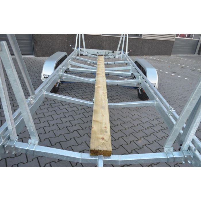 Vlemmix Remorque à bateaux 3500kg 840x255cm Tridemas