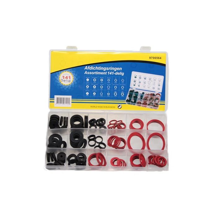 Afdichtingsringen assortiment 141 stuks