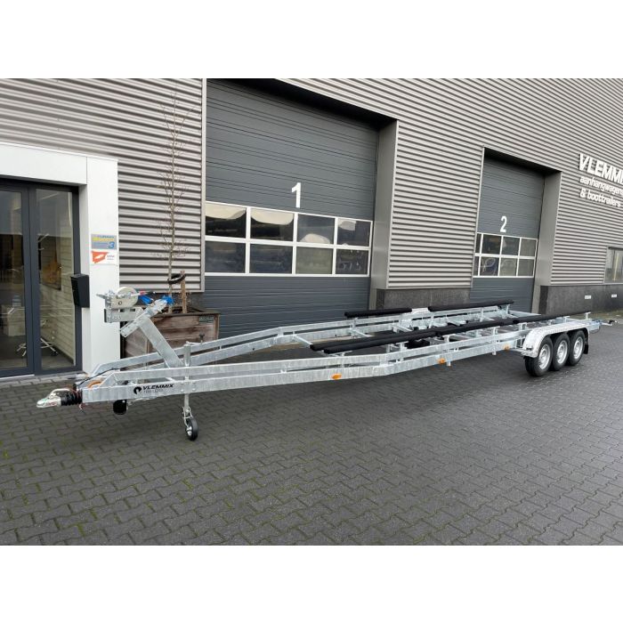Vlemmix Remorque pour bateau 3500kg 1000x255cm Tridem