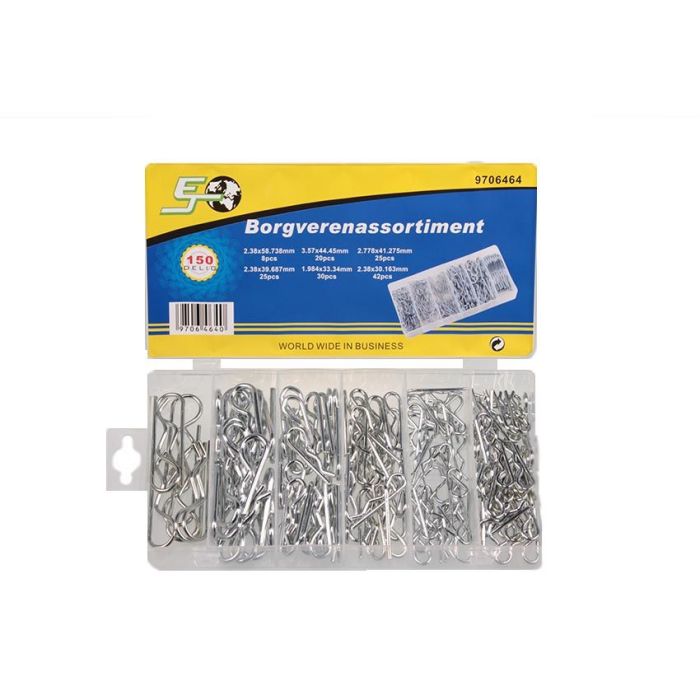 Borgveren assortiment 150 stuks