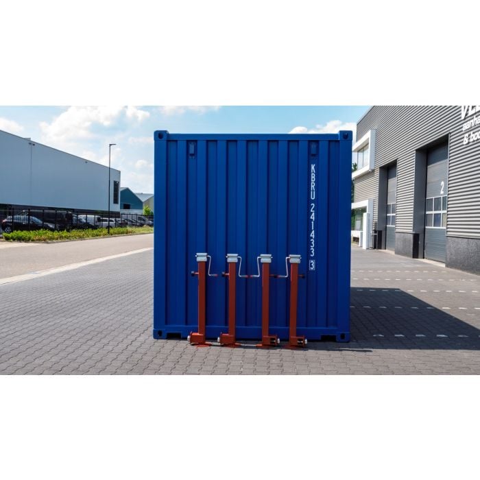 Vlemmix 10FT Remorque pour Conteneur 300x244cm 2700kg Tandem-essieu