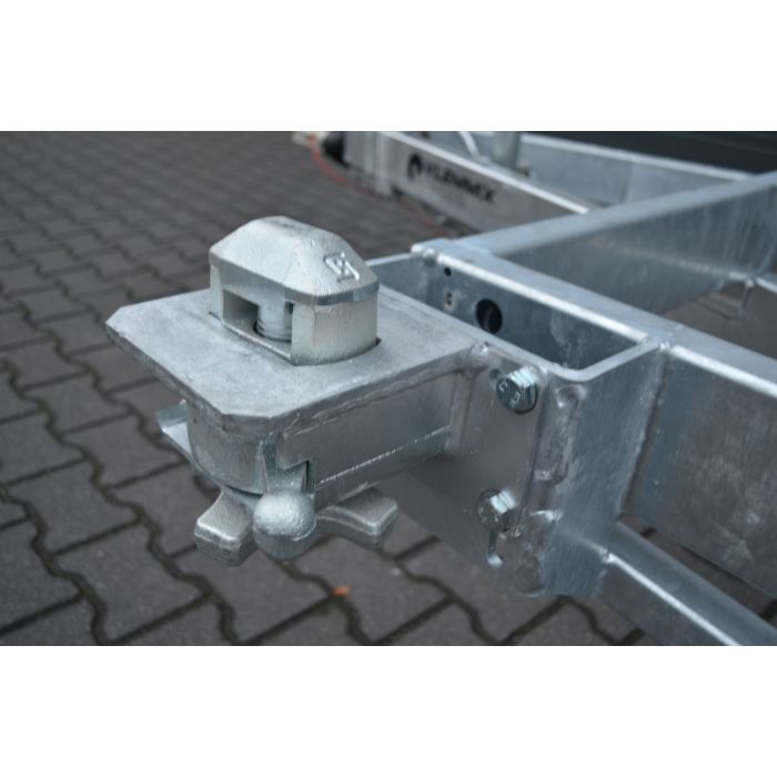 Vlemmix 20FT Remorque porte-conteneur 600x244cm 3500kg Tridem 3x1800kg