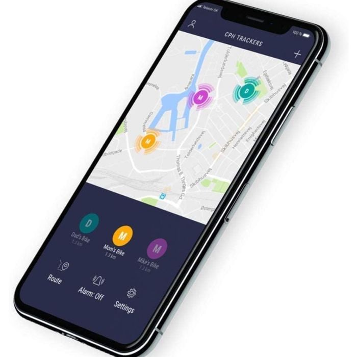 [UITVERKOOP] CPH Cobblestone GPS tracker - Wit