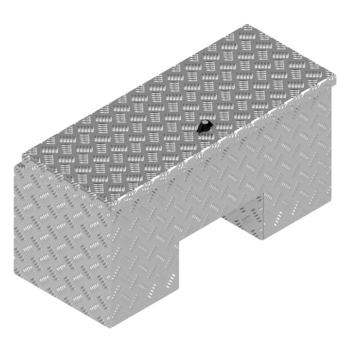 De Haan Ecoline V aluminium disselbak 800x350x400mm