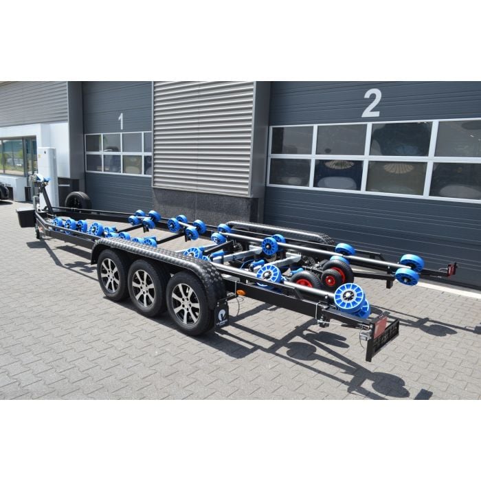 Vlemmix Remorque à bateaux 3500kg 840x255cm Tridemas