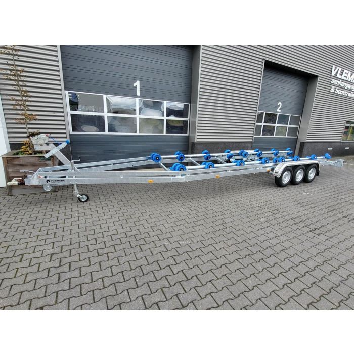 Vlemmix Remorque pour bateau 3500kg 920x255cm Tridemas
