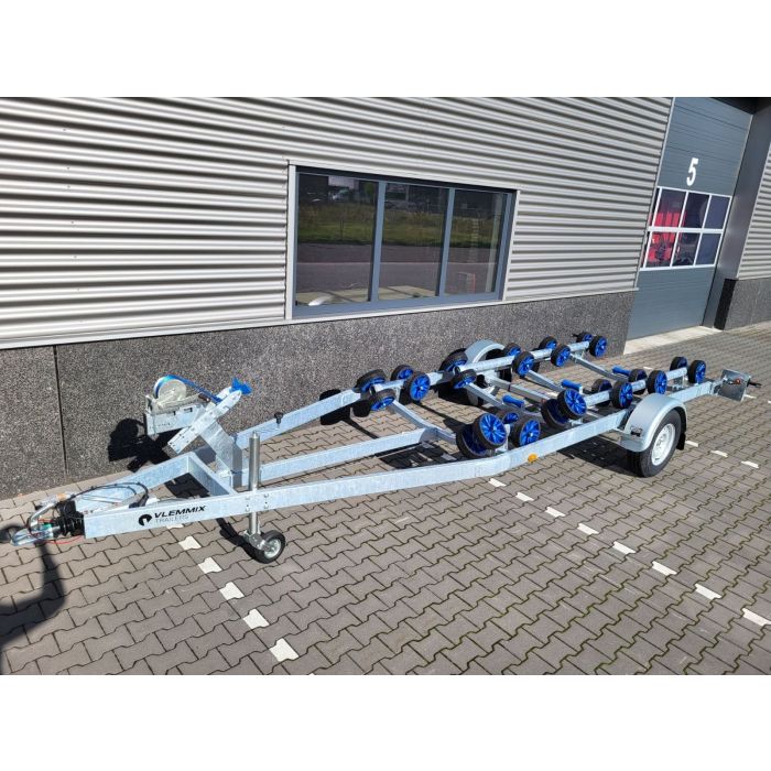 Vlemmix Remorque à bateau 1800kg 631x220 cm