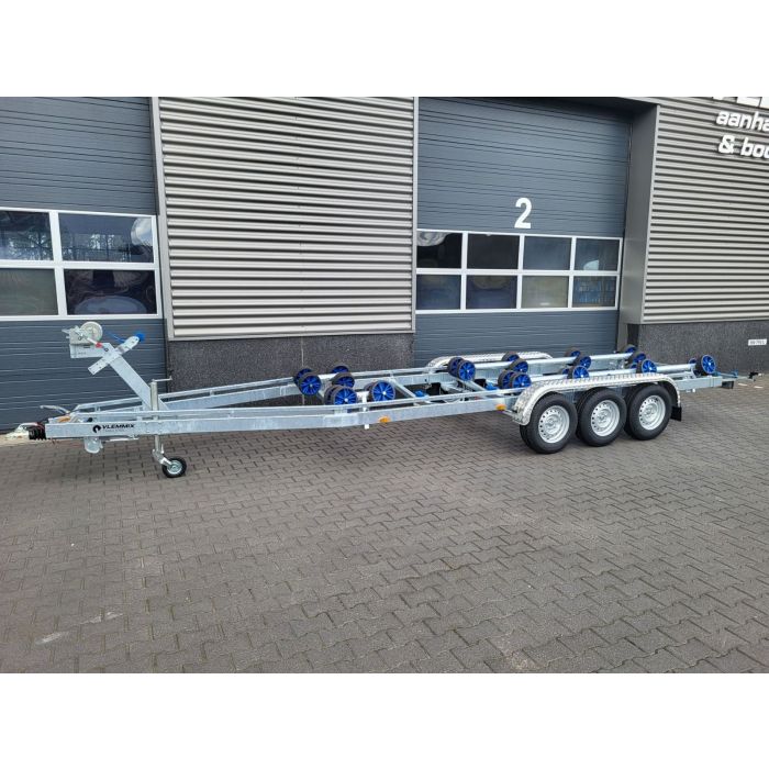 Vlemmix Remorque pour bateau 3500kg 780x220cm Tridem