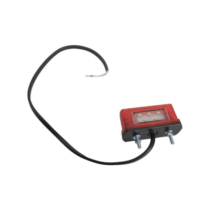Fristom LED kentekenverlichting 83x40x30mm 50cm kabel rood/wit