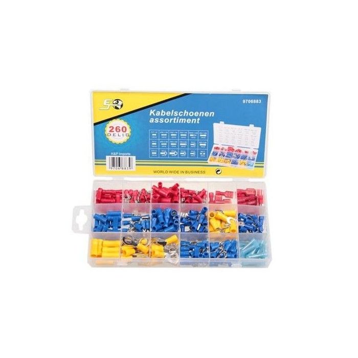Kabelschoen assortiment 260 stuks
