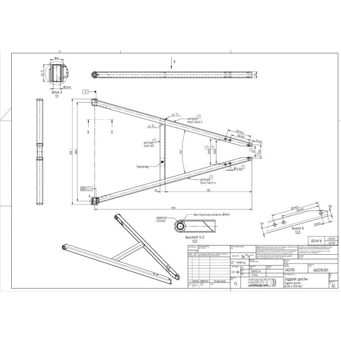 Knott triangel KLZ35-A