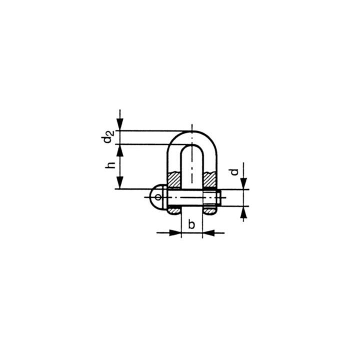 D-sluiting Ø19mm