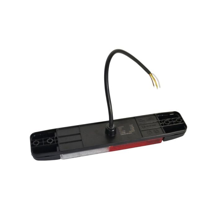 LED Achterlicht 12V/24V 256x49,5x24mm met 30cm kabel