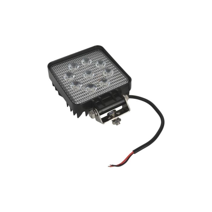 Lámpara de trabajo LED 24W 12/24V 108x108mm con cable