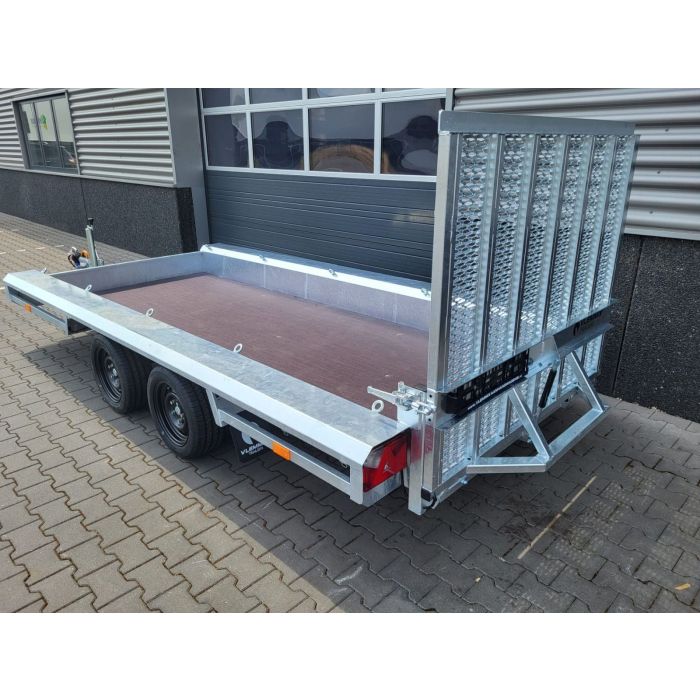 Transporteur de machines Vlemmix à deux essieux 400x150 cm