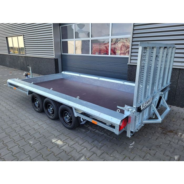 Vlemmix machinetransporter tridemas 480x180cm 3500kg