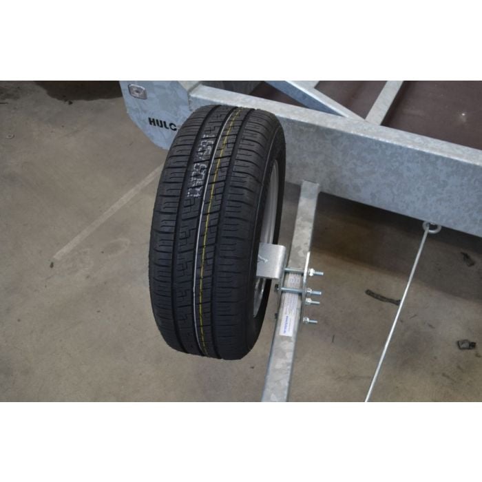 Soporte universal para rueda de repuesto, modelo de lanza cerrable
