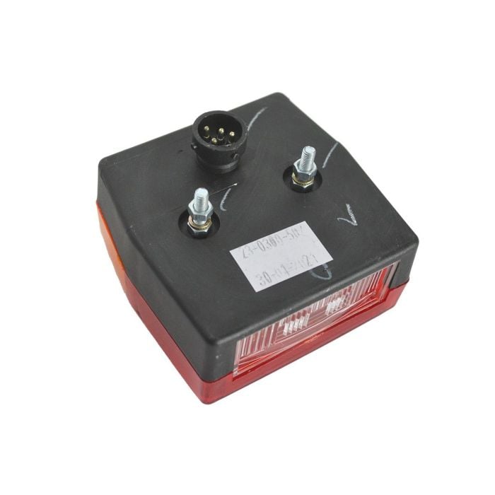 Aspock Minipoint achterlicht 5-polig met kentekenverlichting