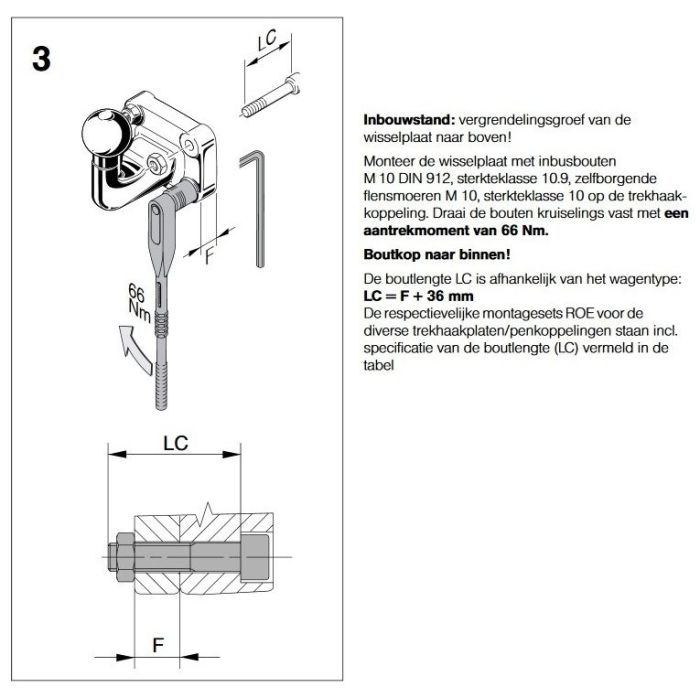 Rockinger Flenskogel 4 gaats 83x56mm