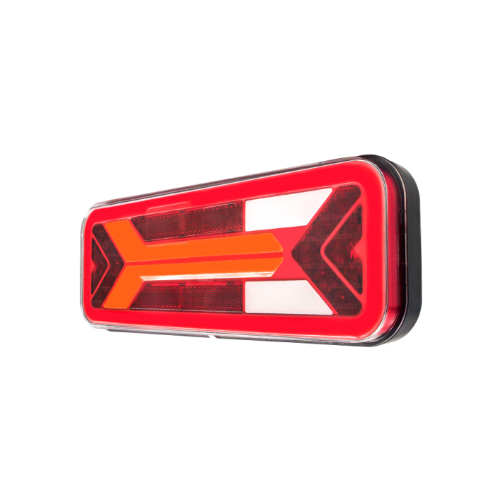 LED Rear Light Left 283x100mm Dynamic Turn Signal | Masta Trailers