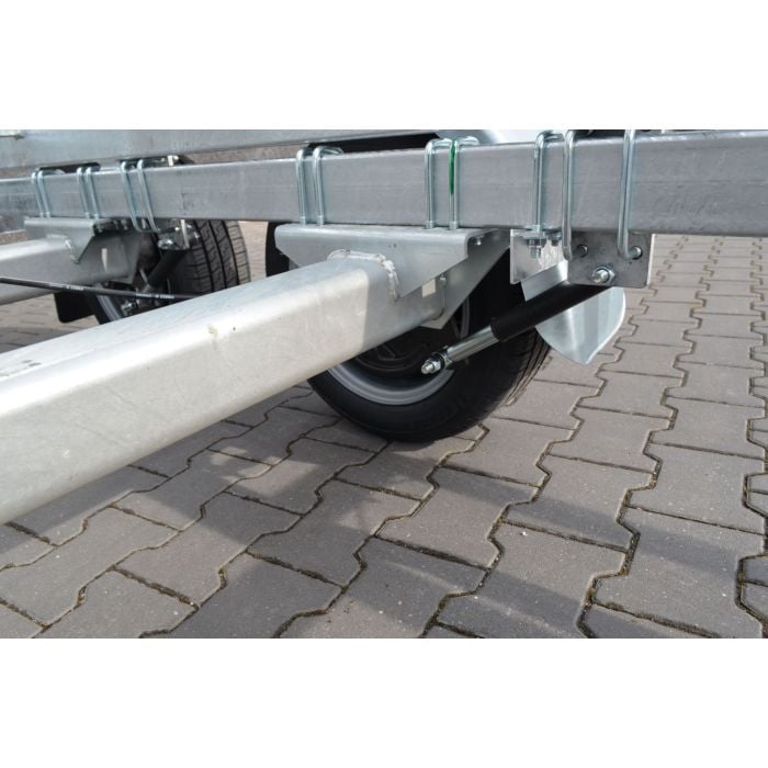 Vlemmix 10FT Remorque pour Conteneur 300x244cm 2700kg Tandem-essieu