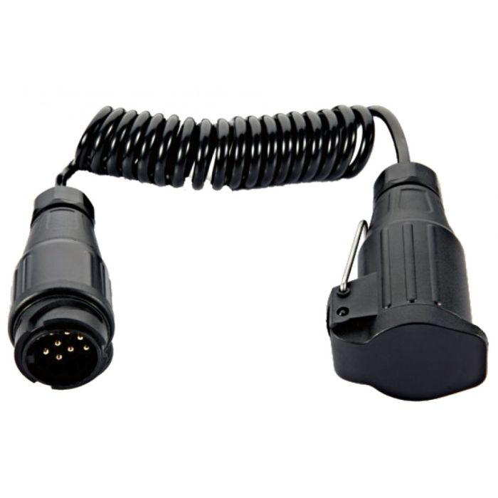 Spiraal verlengkabel 13-polig 3meter 8-pins aangesloten