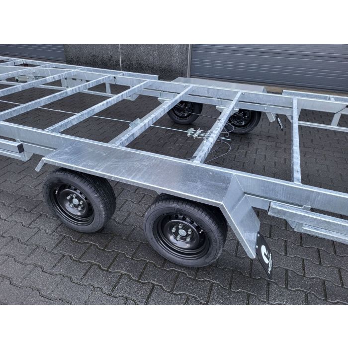 Vlemmix Remorque pour conteneur 10FT 300x244cm 3500kg à deux essieux